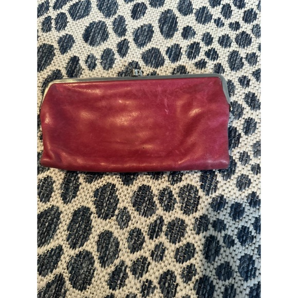 Hobo Original Lauren Clutch Logan Berry Leather Some Markings As Shown - Picture 2 of 3